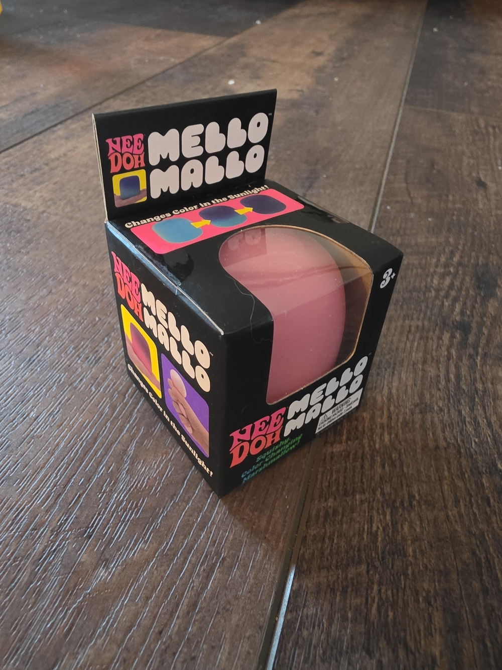 NeeDoh Mello Mallo Color Changing Squishy Marshmallow Pink New in Box